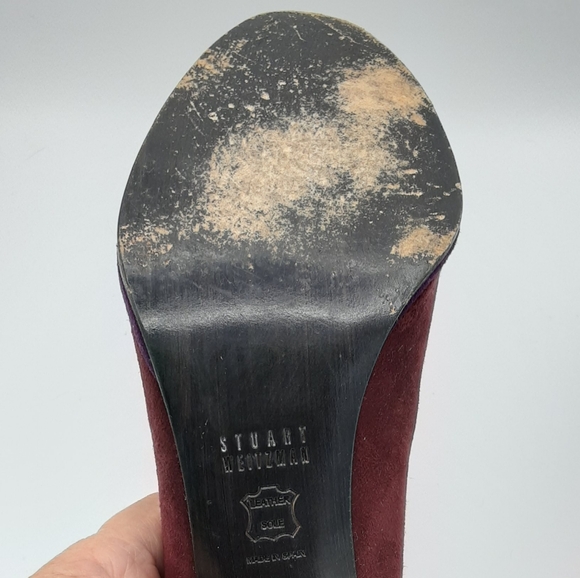 Stuart Weitzman Suede Classic Pumps Heels Size 8. - Picture 12 of 16